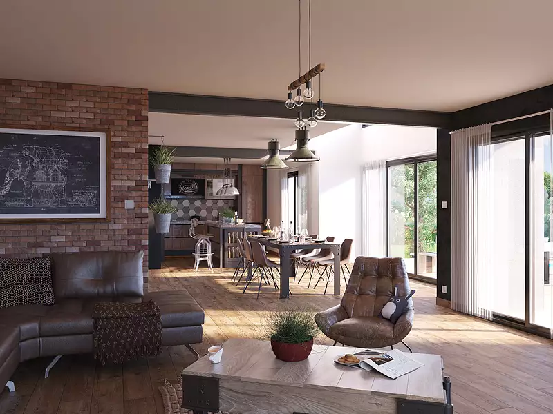 Maison neuve, 203 m² - Monnaie (37380)