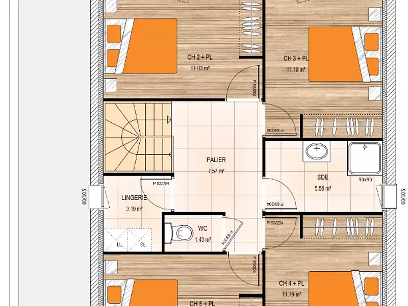 Maison neuve, 147 m² - Angers (49100)