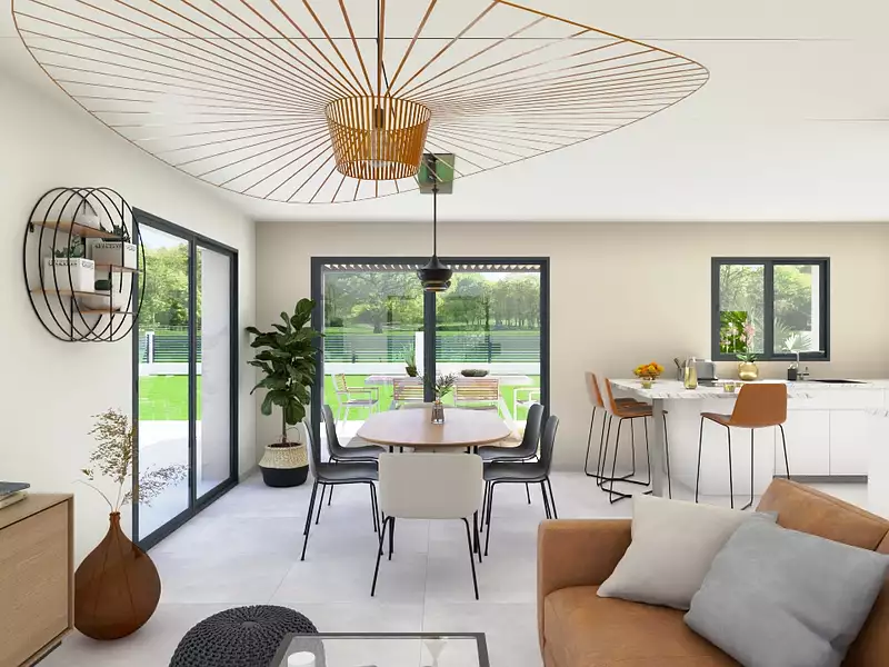 Maison neuve, 86 m² - Saint-André-de-Corcy (01390)