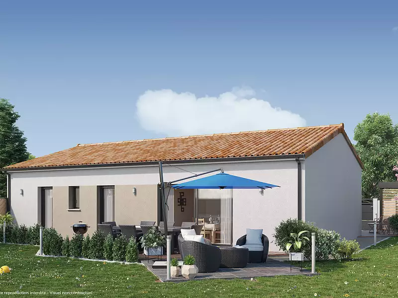 Maison neuve, 99 m² - Vayres (33870)