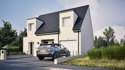 Maison neuve, 100,23 m²