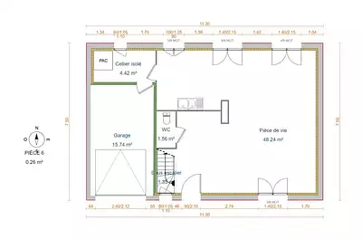 Maison neuve, 85 m²