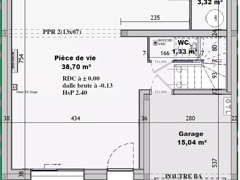 Maison neuve, 87 m² - Douvres-la-Délivrande (14440)
