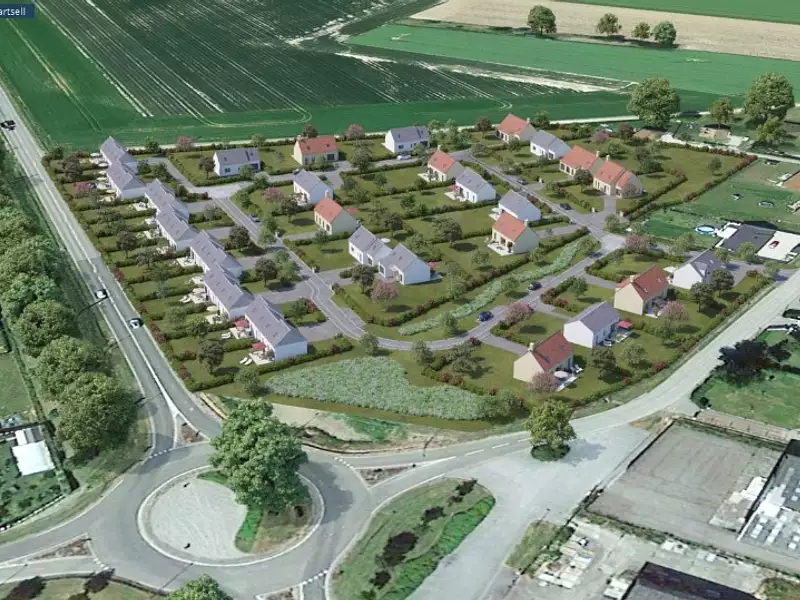 Terrain à bâtir, 772 m² - Surville (27400)