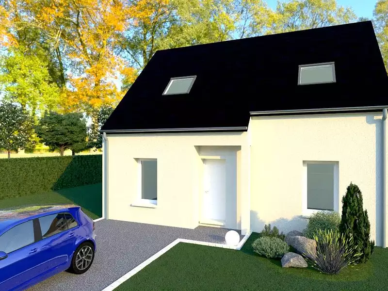 Maison neuve, 98 m² - Dammartin-en-Serve (78111)