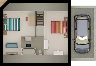 Maison neuve, 55 m²