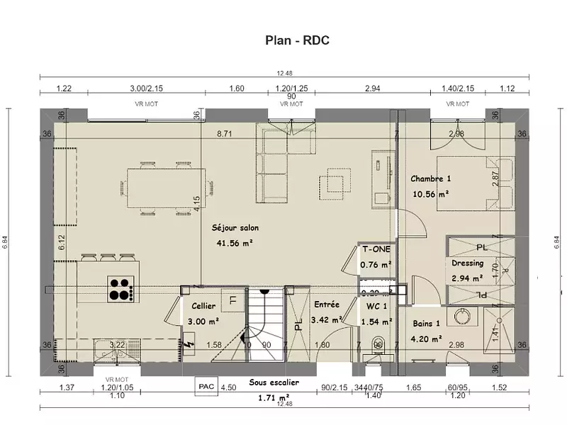 Maison neuve, 113 m² - Bagnols-en-Forêt (83600)