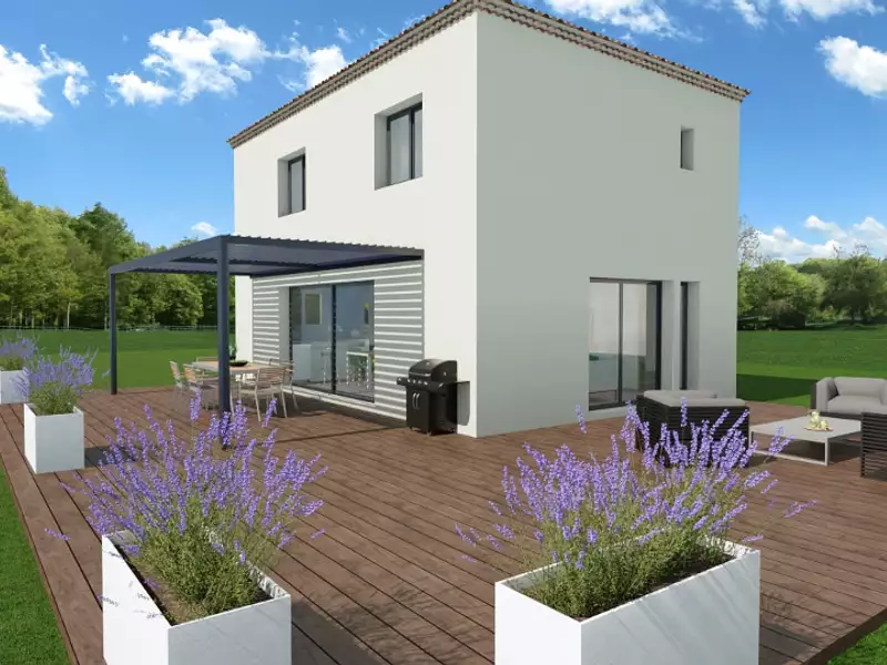 Maison neuve, 80 m² - Saint-Mathieu-de-Tréviers (34270)