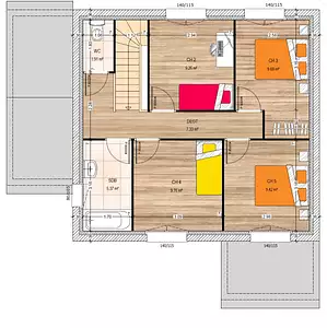 Maison neuve, 107 m²