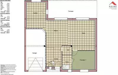 Maison neuve, 150 m²