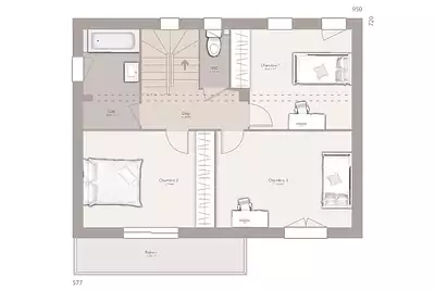 Maison neuve, 110 m²