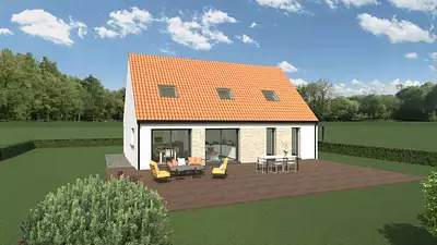 Maison neuve, 125 m²