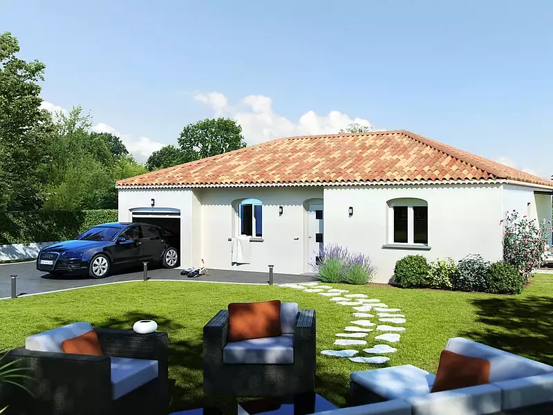 Maison neuve, 71 m² - Oslon (71380)