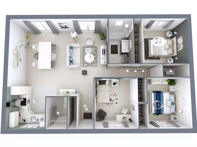 Maison neuve, 64 m² - Salles (33770)