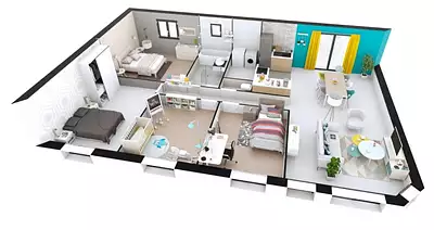 Maison neuve, 95 m²