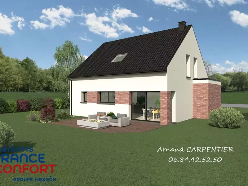 Maison neuve, 145 m² - Monchy-le-Preux (62118)