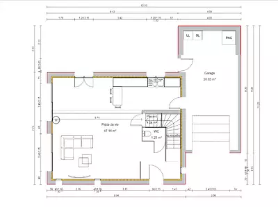 Maison neuve, 94 m²