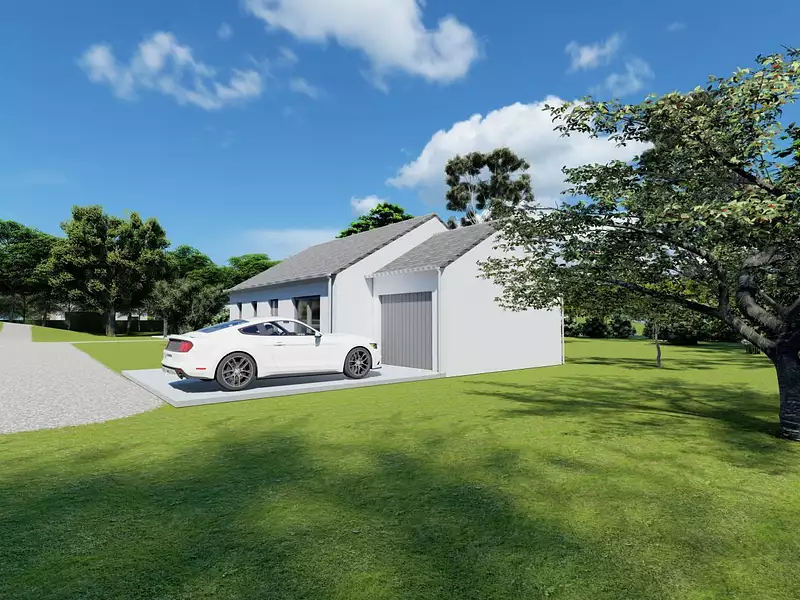 Maison neuve, 83 m² - Saint-Grégoire (35760)