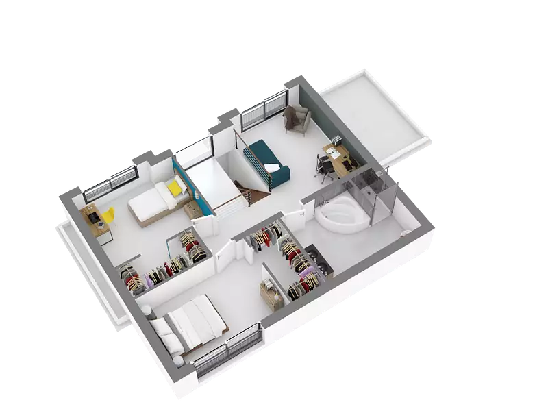 Maison neuve, 137,78 m² - Saclay (91400)