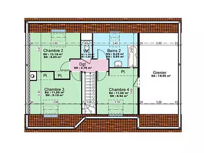 Maison neuve, 63 m²