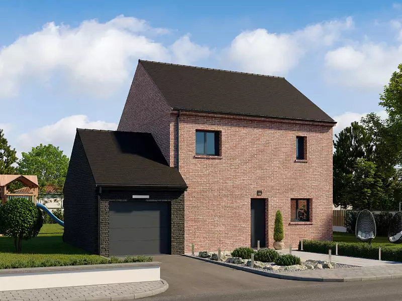 Maison neuve, 98 m² - Valenciennes (59300)
