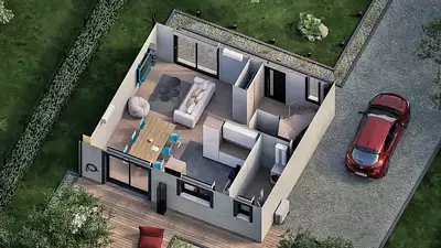 Maison neuve, 83,73 m²