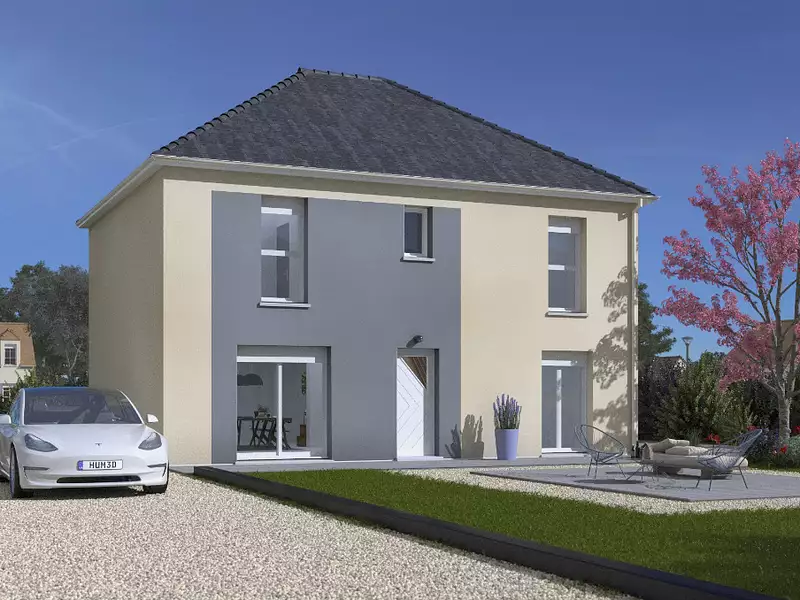 Maison neuve, 124 m² - Beton-Bazoches (77320)