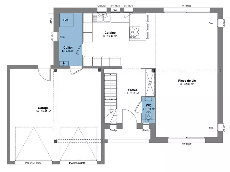 Maison neuve, 136 m² - Villejust (91140)