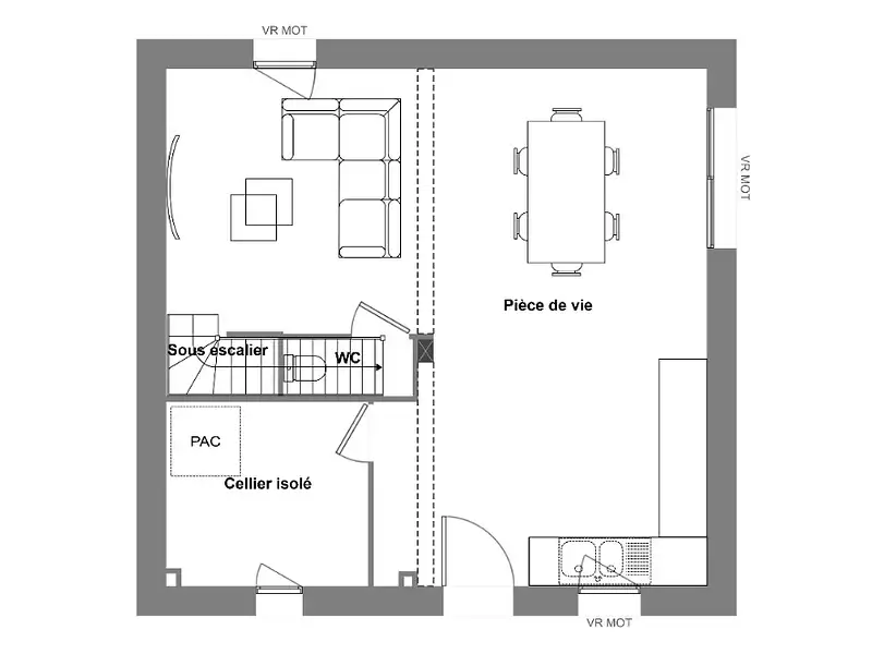 Maison neuve, 85 m² - Plaintel (22940)