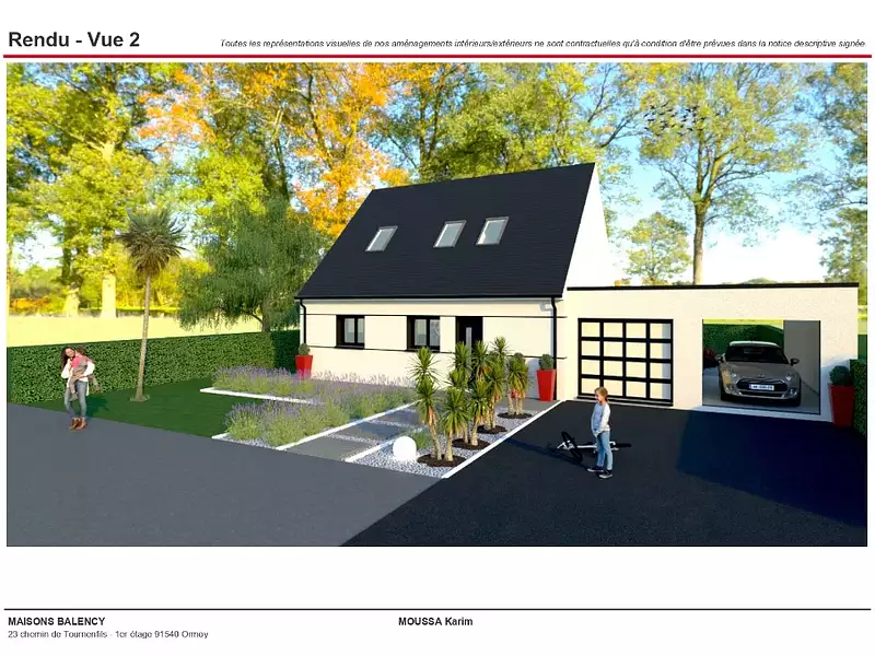 Maison neuve, 103 m² - Gometz-la-Ville (91400)