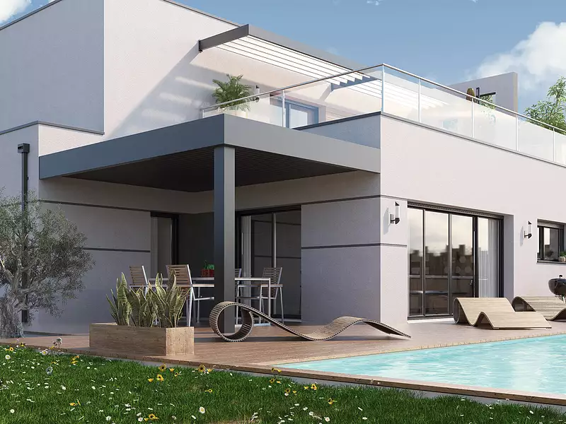 Maison neuve, 259 m² - Mettray (37390)