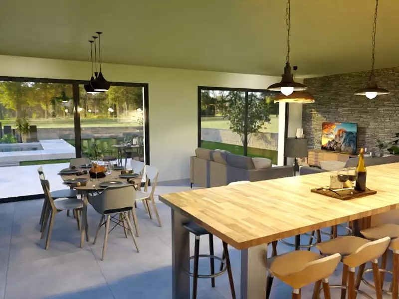 Maison neuve, 107 m² - Barjac (30430)
