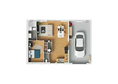 Maison neuve, 77 m²