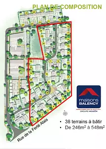 Terrain à bâtir, 548 m²