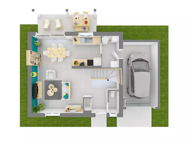 Maison neuve, 90 m² - Sainte-Marie-de-Cuines (73130)