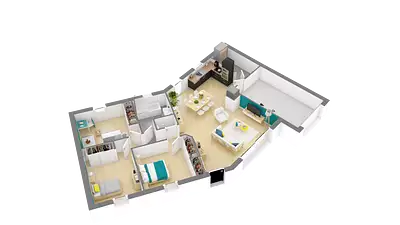 Maison neuve, 83 m²