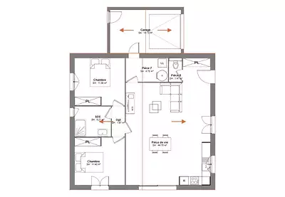 Maison neuve, 80 m²