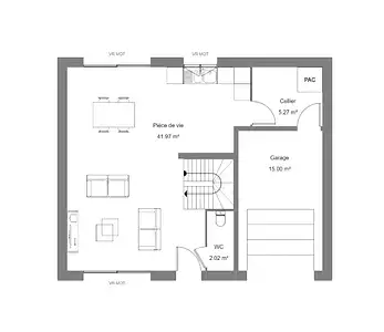 Maison neuve, 90 m²