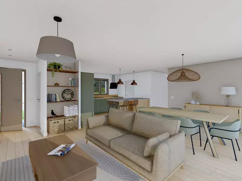 Maison neuve, 80 m² - Sauzet (46140)