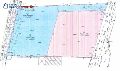 Terrain à bâtir, 850 m²