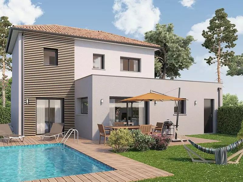 Maison neuve, 107 m² - Le Teich (33470)