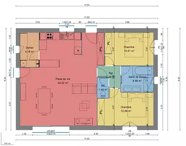 Maison neuve, 80 m²