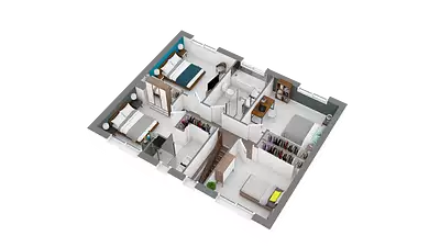 Maison neuve, 128,82 m²