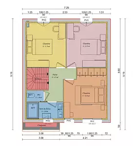 Maison neuve, 99 m²