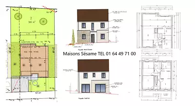 Terrain à bâtir, 380 m²