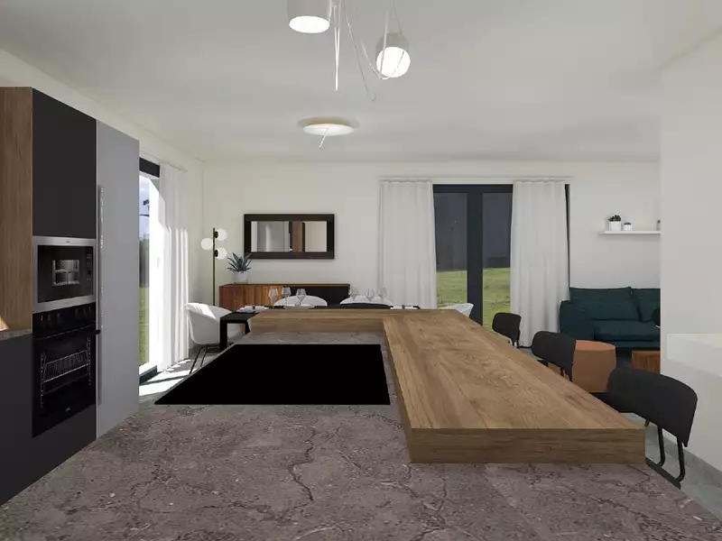 Maison neuve, 90 m² - Camps-la-Source (83170)