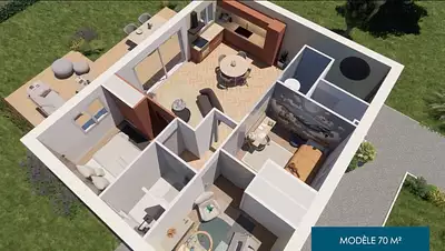Maison neuve, 70 m²