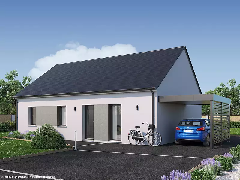 Maison neuve, 82 m² - Saint-Thurial (35310)