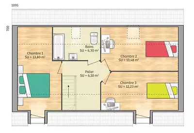 Maison neuve, 80 m²