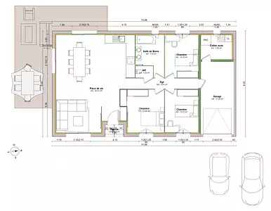 Maison neuve, 91 m²
